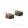 Conector hembra de 1,27 mm tipo U de doble fila